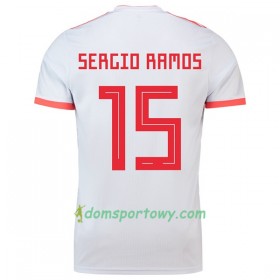 Koszulka Hiszpania Sergio Ramos 15 Wyjazdowe Koszulki Piłkarskie Mistrzostwa Świata 2018